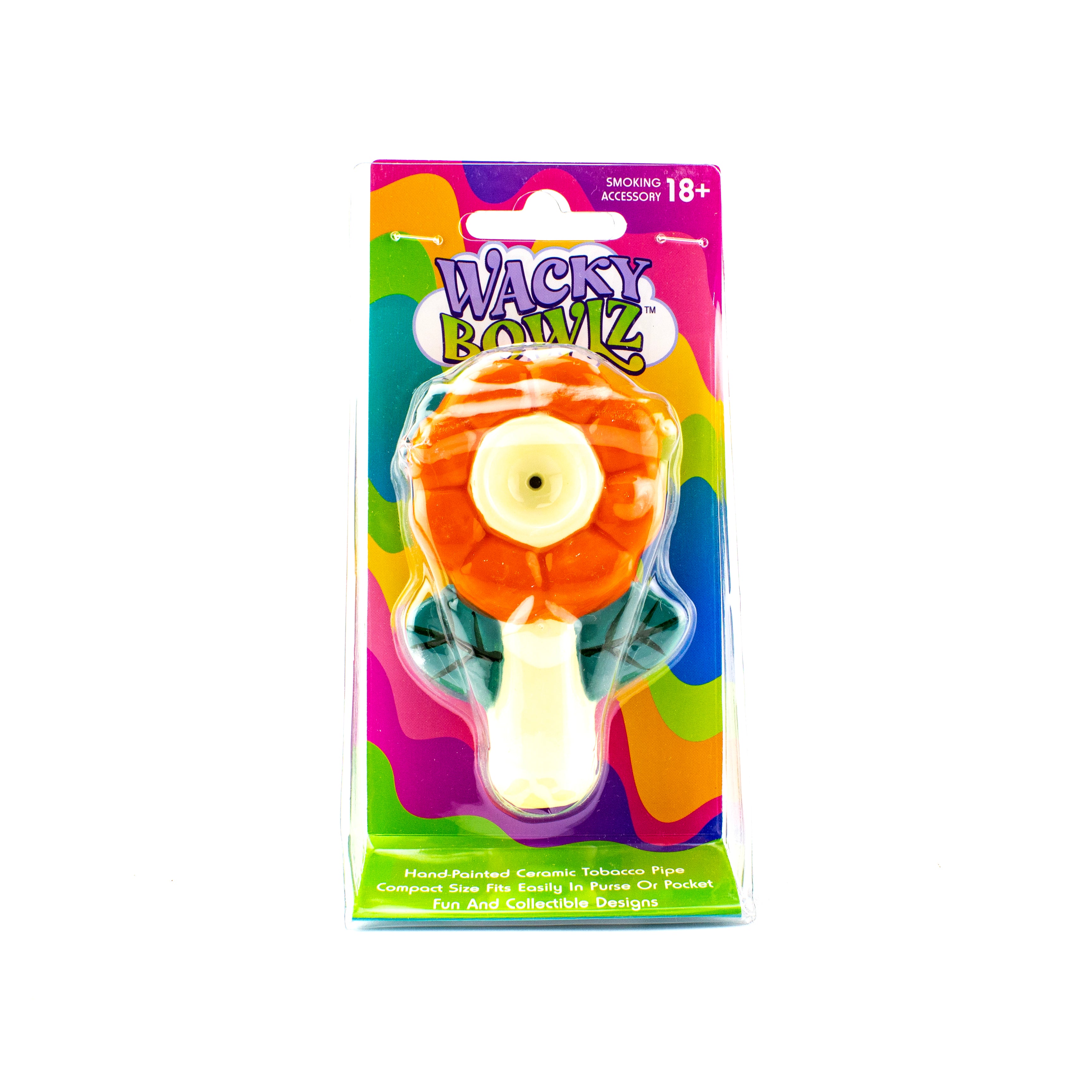 Wacky Bowlz Wacky Bowlz Ceramic Handpipe - Planet Caravan